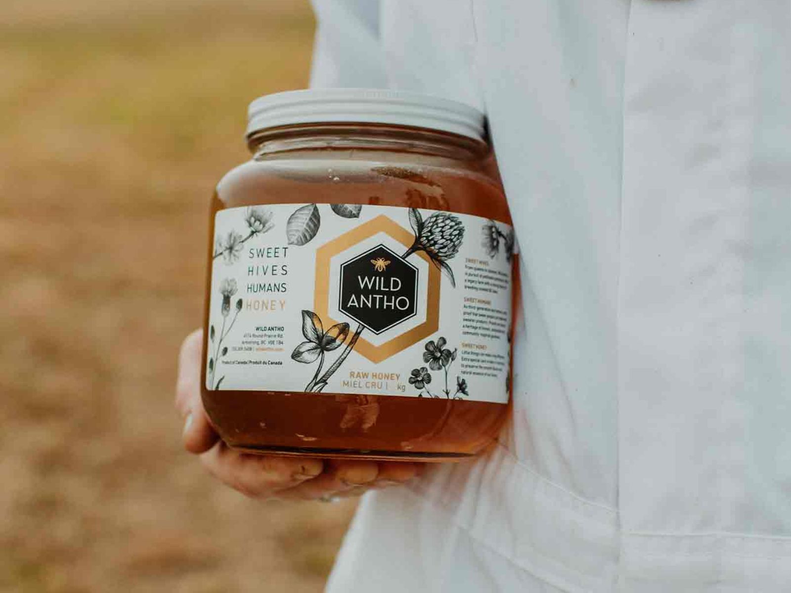Wild Antho Honey - Raw Honey Okanagan. Sweet Hives Human Honey